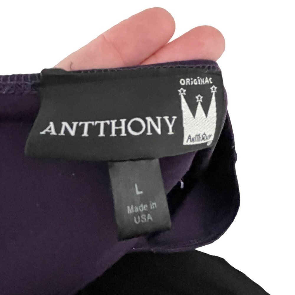 Anthony Originals L colorblock dress purple - Picture 5 of 7